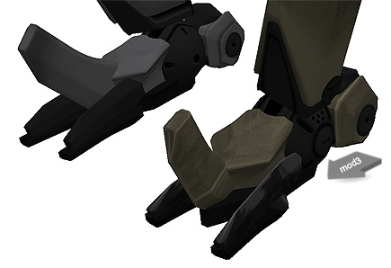 戦術外骨格201MOD0-MOD3へ
