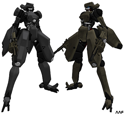 戦術外骨格201MOD0-MOD3へ