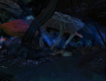神秘の青い森