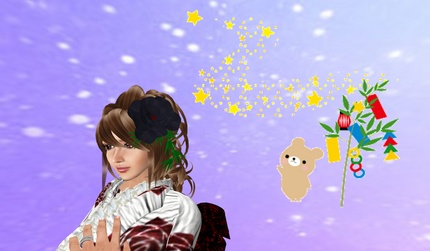 Hair Salon Bettyさん七夕花飾り