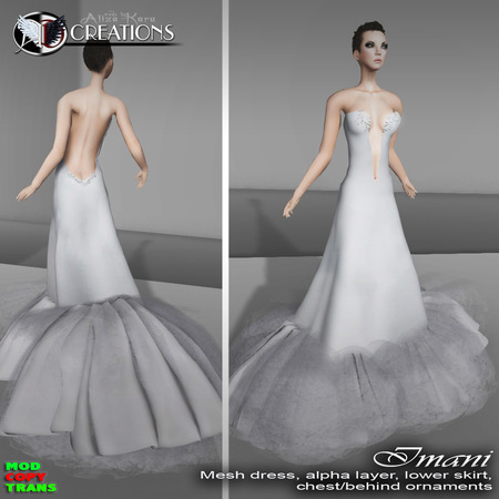 wedding black white second life fashion