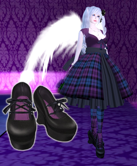 あまいニュアンスのウェッジヒール‥‥G Fieldさん。