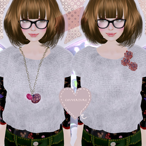 ほんのり可愛いスカルプニット‥‥couvertureさん。