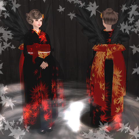 半額♪美しい秋の振袖ドレス‥‥夢路さん。