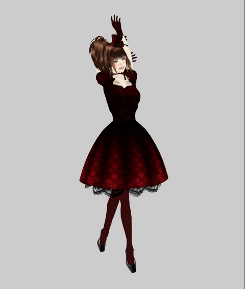 ☆★魅惑の赤×黒☆ミニドレス★☆