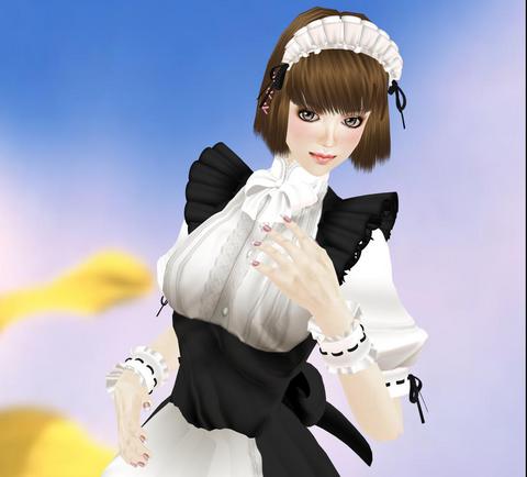 【新作】純情可憐なメイド服