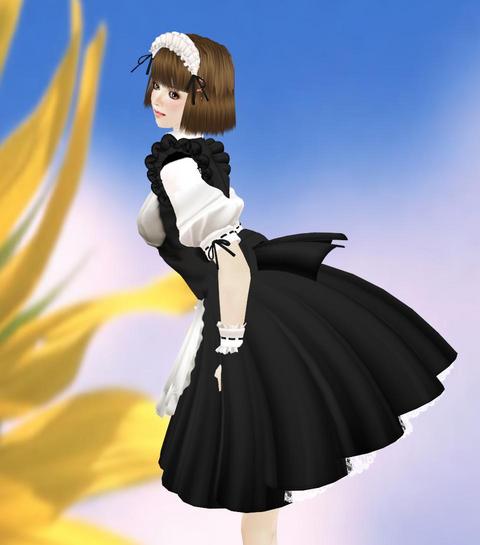 【新作】純情可憐なメイド服