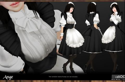 【新作】純情可憐なメイド服