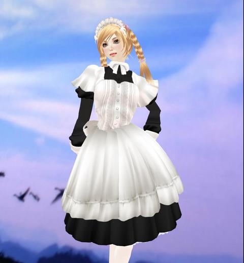 ケープ風がカワイイ!新作メイド服☆★