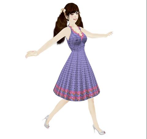 花いっぱい☆さわやかなタンクトップワンピース☆