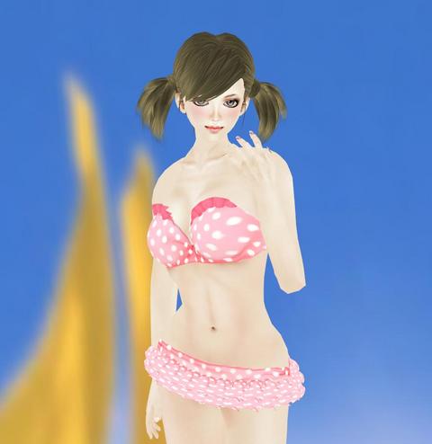 【ビーチフェア】バービーみたいなビキニ