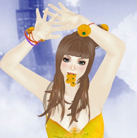 ☆大豊作☆かぼちゃのお団子ヘアとFree Gift