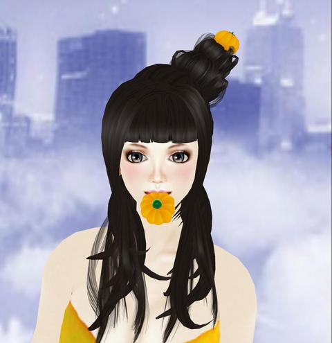 ☆大豊作☆かぼちゃのお団子ヘアとFree Gift
