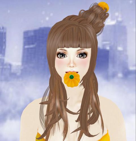 ☆大豊作☆かぼちゃのお団子ヘアとFree Gift