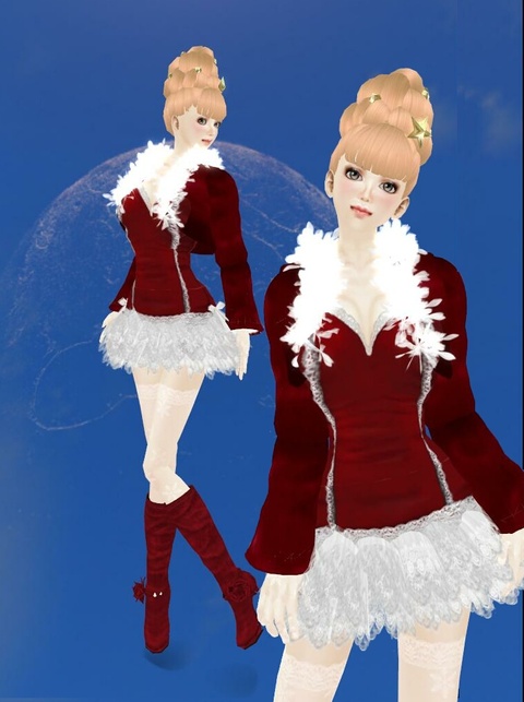 【新作】ラブリーなEXIAクリスマスコスチューム☆