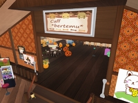 カフェ営業中２１時までお店あけてます
