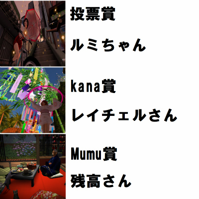 ギフト2点とフォトコン発表♪ ギフト2点とフォトコン発表♪