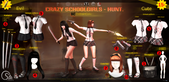 Crazy Schoolgirls Hunt