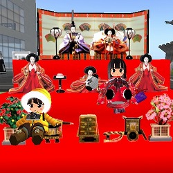 雛人形♪トヨタSIM