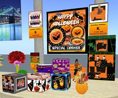 ハロウィンコーナー♪パズル登場