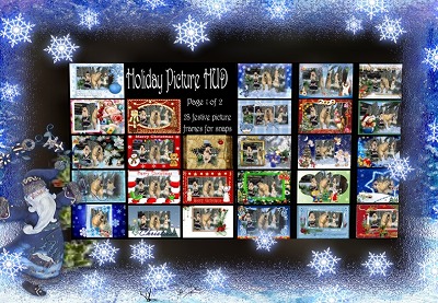Xmasカードも作れる♪フリーのHUD