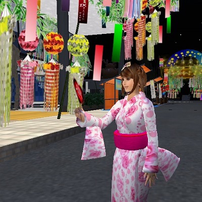 七夕浴衣フォトコン♪あゆ村