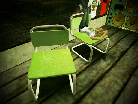 BB GREEN ONIONS CHAIR