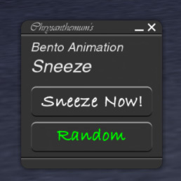 Chrysanthemum's Sneeze Animation(BENTO)