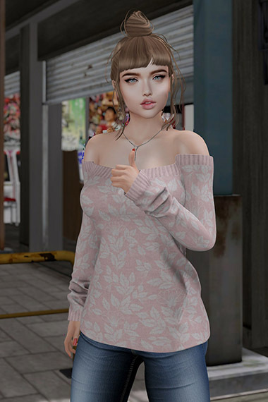 Loki - Pink Flower Sweater - GIFT Loki - Pink Flower Sweater - GIFT
