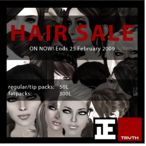 ヘアー50L$セール駆け込み~@TRUTH