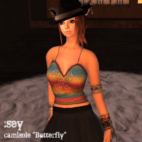 *:sey* camisole Butterfly