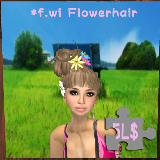 **f.wi Flower Hair_5L*