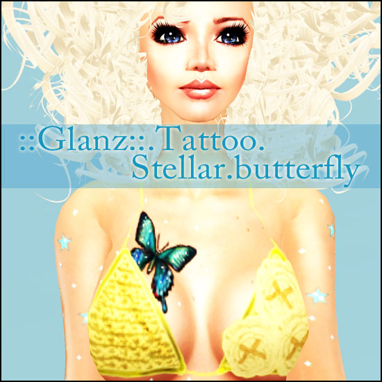 *Glanz* butterfly tattoo