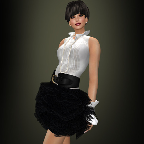 グループギフト : Lace Ruffle Skirt