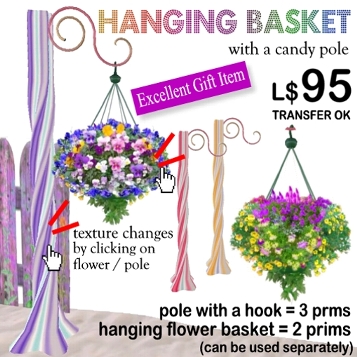 Hanging flower basket
