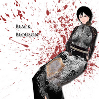 194.Black Blouson