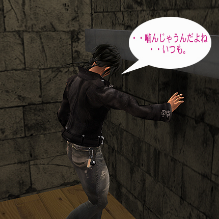 ラッキーレターゴシックスキン設置