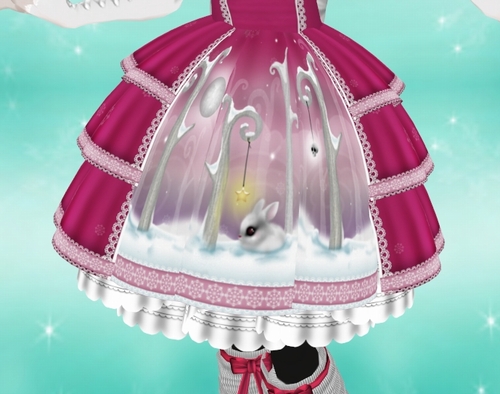 *katat0nik*　Snow Bunny Dress