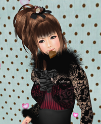 LIKKA*HOUSE チョコレートドレス