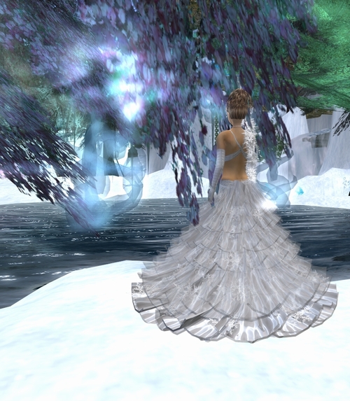 Winter White Snowflake Gown *