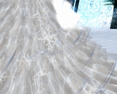 Winter White Snowflake Gown *