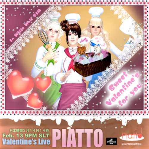 Valentines Bear & Piatto Live