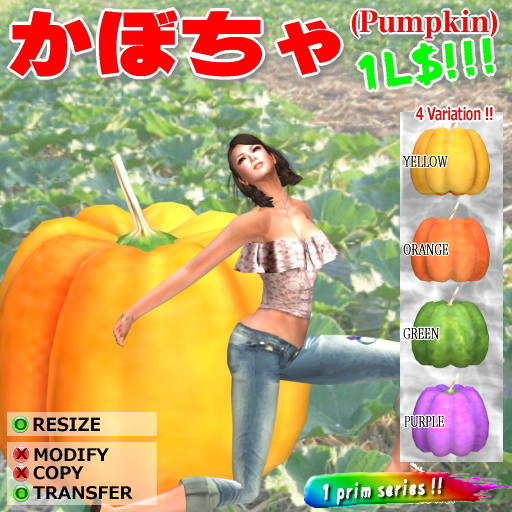 プライズ#020 かぼちゃ♪ 1L$
