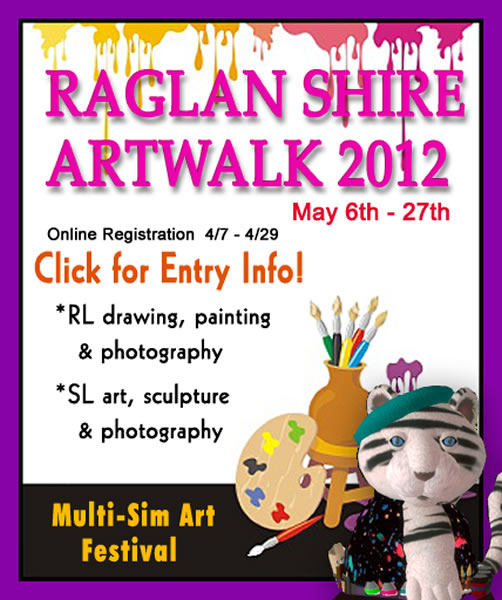 Raglan Shire Art Walk 2012 公式ポスター