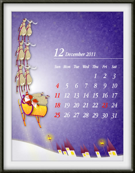 Christmas 2011 Calendar - A [MT]