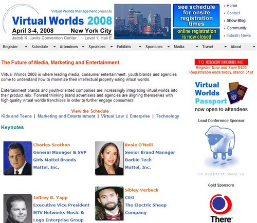 Virtual Worlds 2008