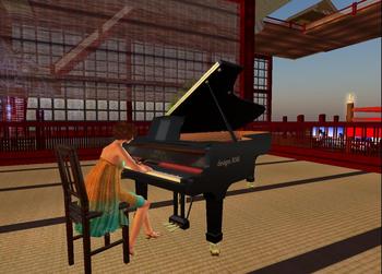 萌空海で演奏♪