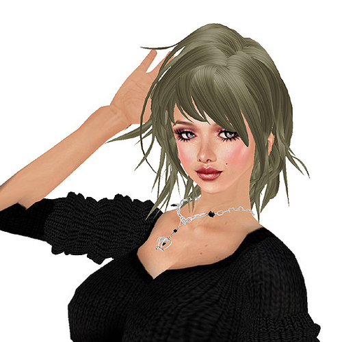 可愛いネックレスのラッキーチェア。