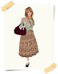 winney's antique skirt *新作