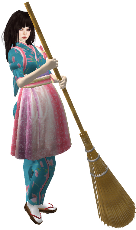 Works vigorously Kimono